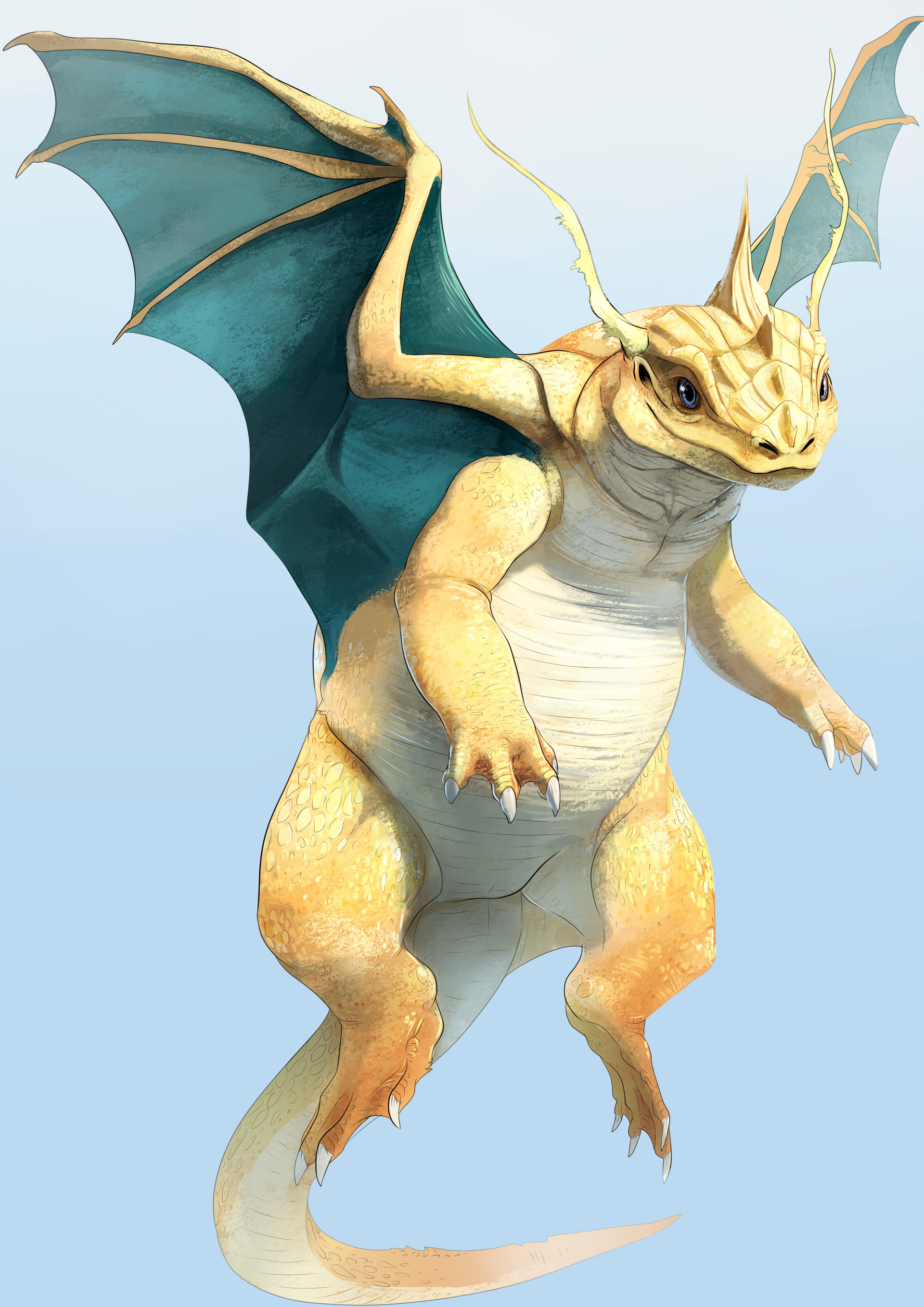 1920x2715 Artstation - Dragonite Painting
