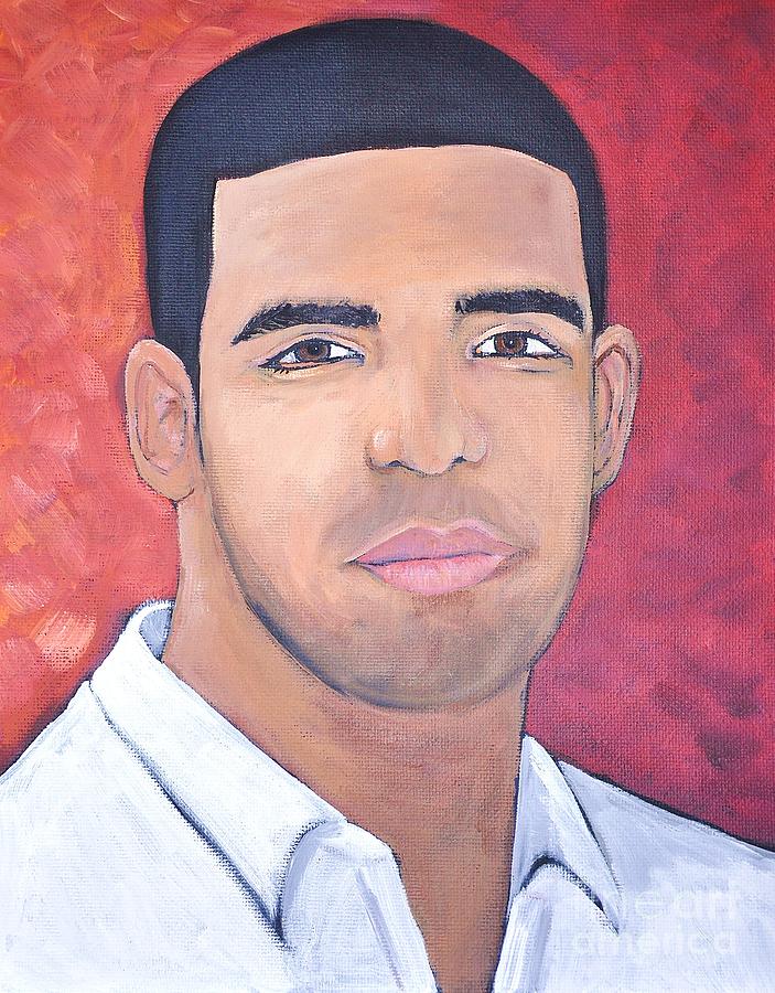703x900 Drake Painting By Reb Frost - Drake Painting