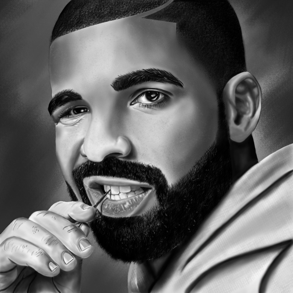 Drake Painting at PaintingValley.com | Explore collection of Drake Painting