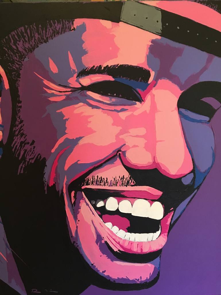 770x1027 Saatchi Art Drake Painting By Rita Hisar - Drake Painting