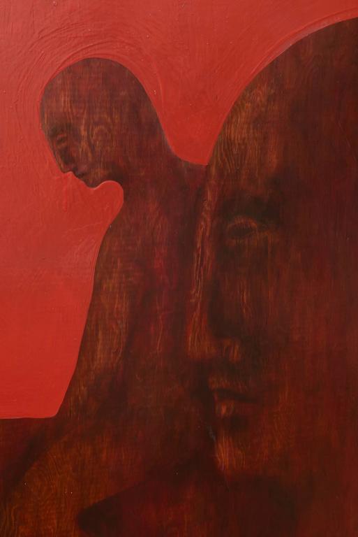 513x768 Vintage Natalie Cole Signed Oil On Board Painting Lady Godiva - Dramatic Painting