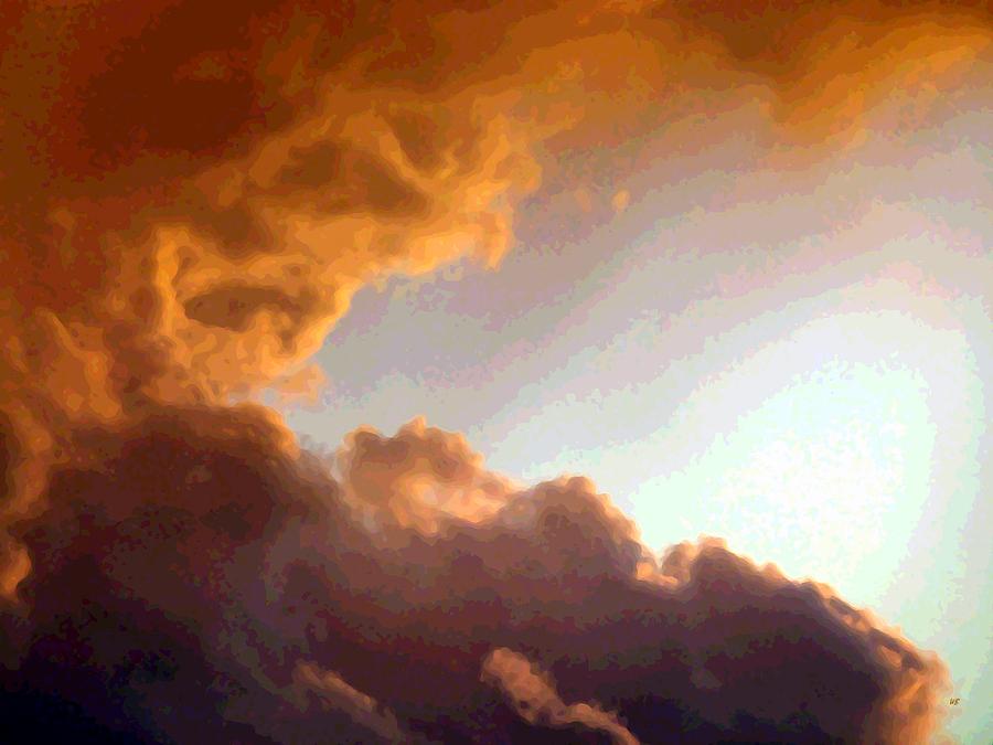 900x675 Dramatic Cloud Painting Digital Art By Will Borden - Dramatic Painting