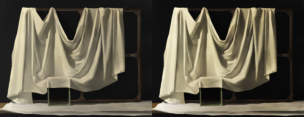 1024x394 Drapery Painting Assignment By Juno Uno - Drapery Painting