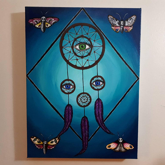 570x570 Dream Catcher Canvas Painting - Dream Catcher Canvas Painting