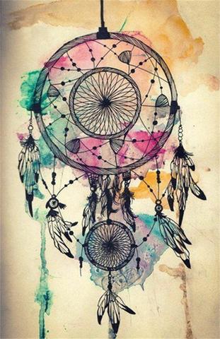 311x480 Diy Dreamcatcher Kit Painting - Dream Catcher Painting