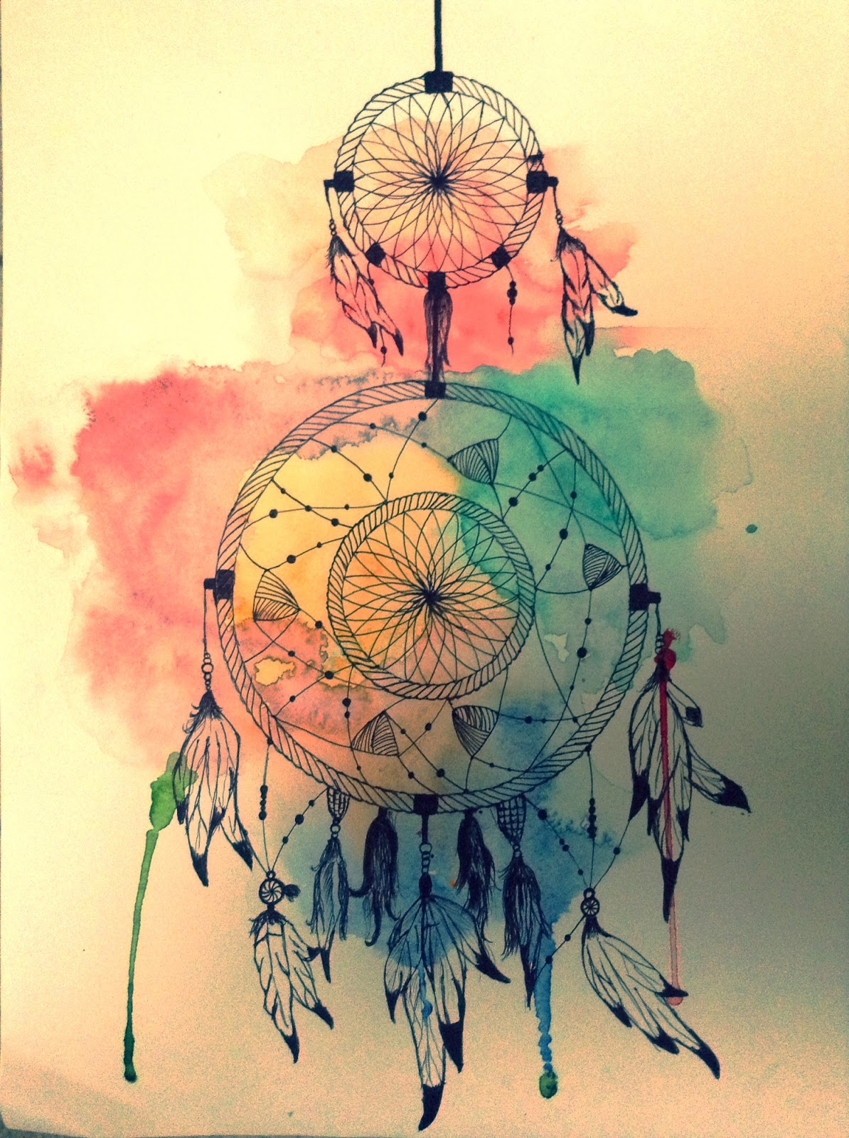 1194x1600 Painting - Dream Catcher Painting