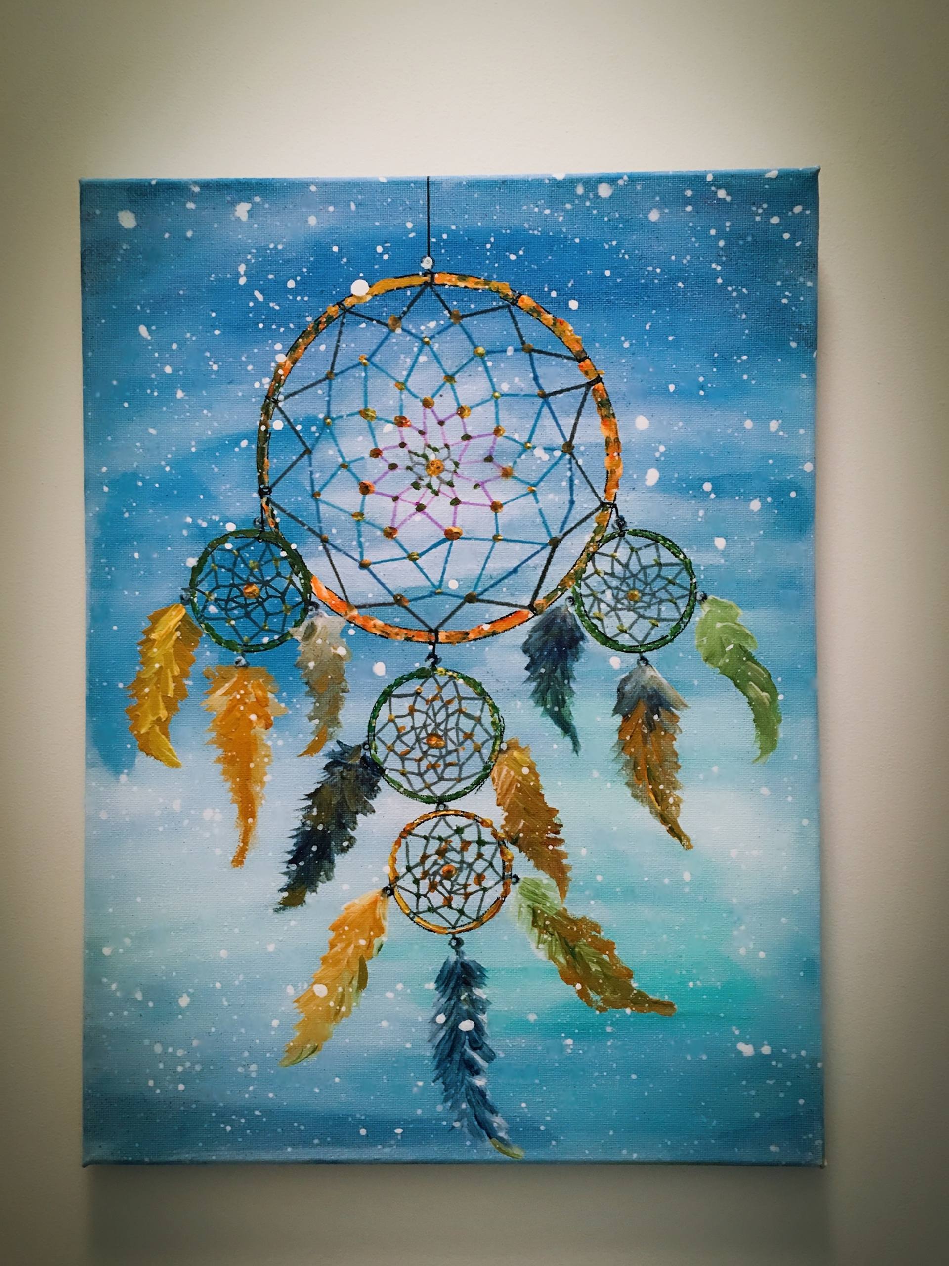 Dream Catcher Painting At Paintingvalley Com Explore Collection Of Dream Catcher Painting