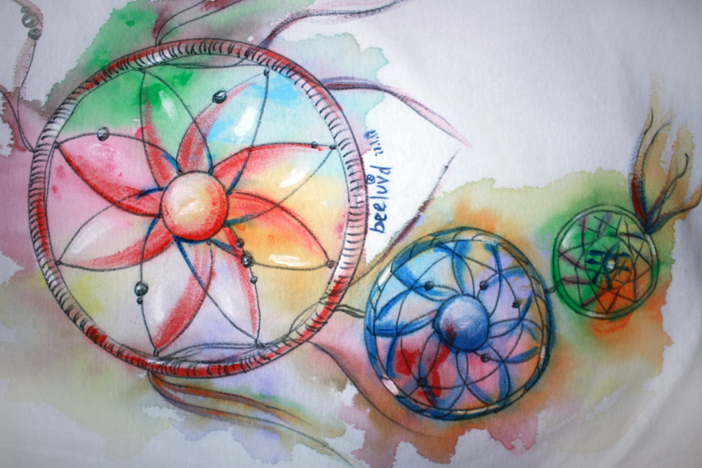 1000x667 Dream Catcher Hand Painted T Shirt - Dream Catcher Painting