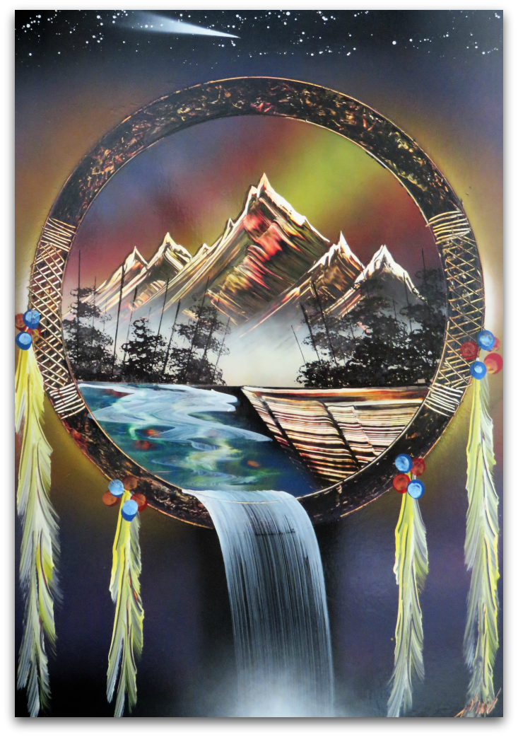 733x1042 Dream Catcher Painting Visual Art Images - Dream Catcher Painting