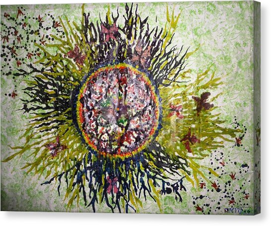 546x455 Dream Catcher Painting By Almira Gepte - Dream Catcher Painting On Canvas