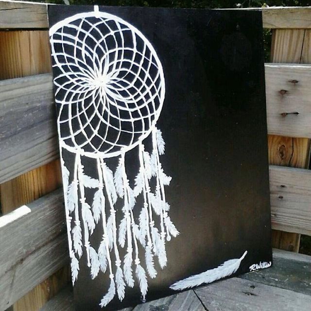 640x640 Dream Catcher Painting Art Dream Catcher Painting - Dream Catcher Painting On Canvas