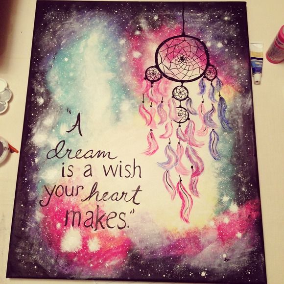 580x580 Cinderella Ideas Manualidades Paintings, Drawings - Dream Catcher Painting On Canvas