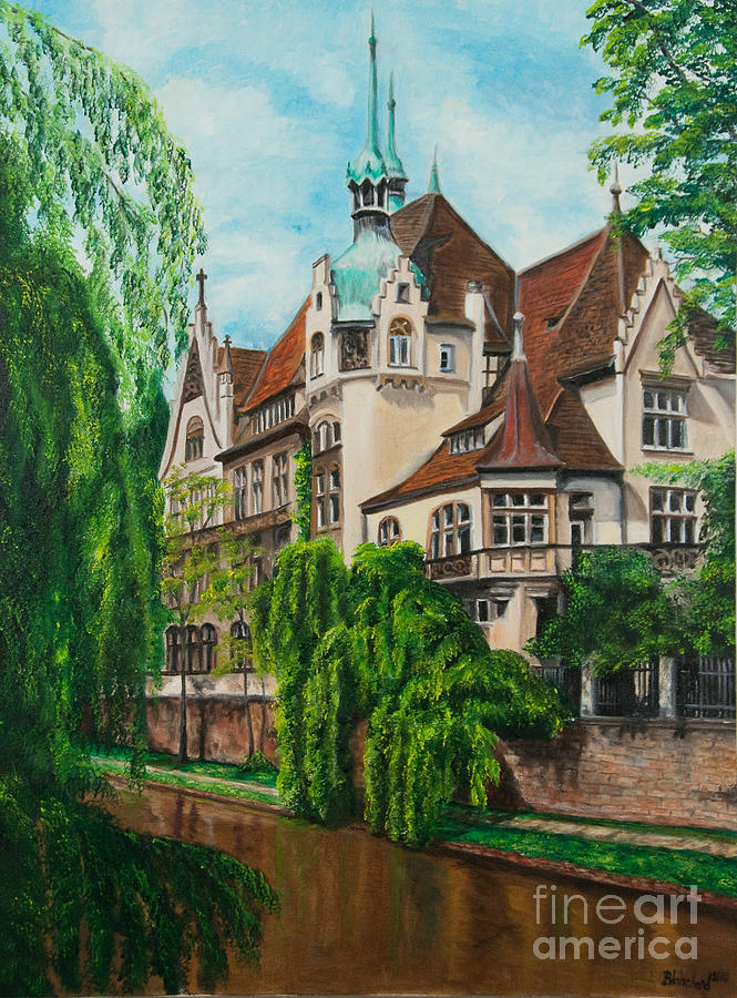 665x900 My Dream House Painting By Charlotte Blanchard - Dream House Painting