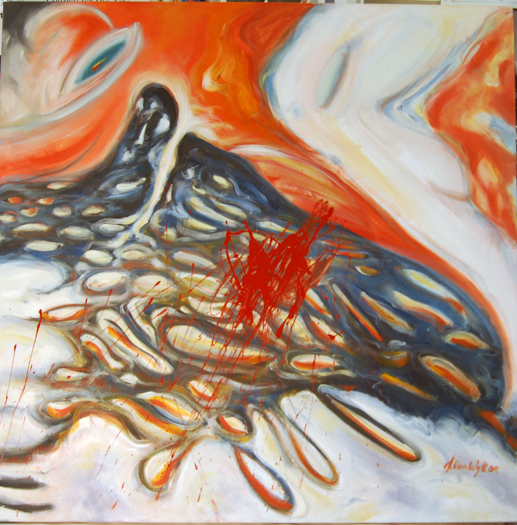 1780x1810 Landscape In A Dream Painting - Dream Painting