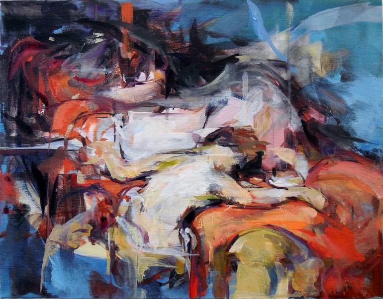 770x602 Saatchi Art Abandoned Dream Painting By Hyunju Kim - Dream Painting