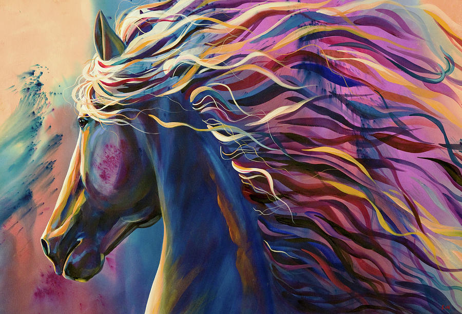 900x612 Dreamer Painting By Kim Kubena - Dreamer Painting