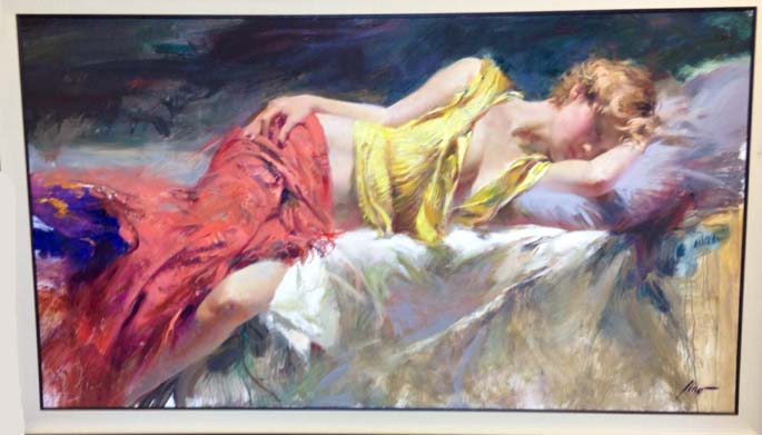 685x391 Dreamer A Pino Original Painting - Dreamer Painting