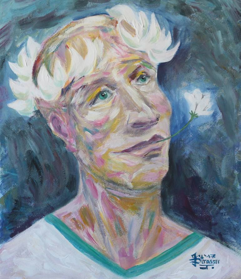 770x892 Saatchi Art Dreamer Painting By Julian Strasser - Dreamer Painting