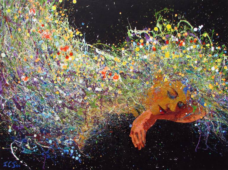770x573 Saatchi Art Dreamer Painting By En Chuen Soo - Dreamer Painting