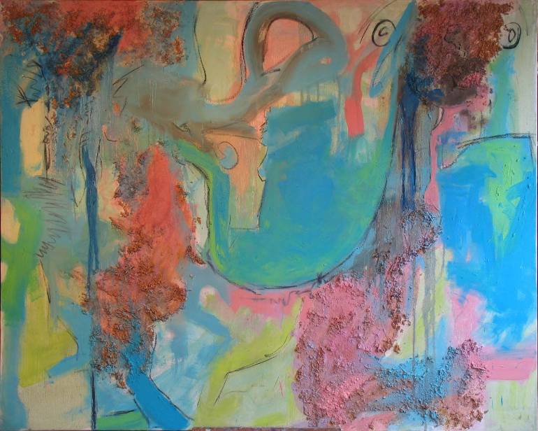 770x616 Saatchi Art Dreamer Painting By Shahrokh Roland Khosravi - Dreamer Painting