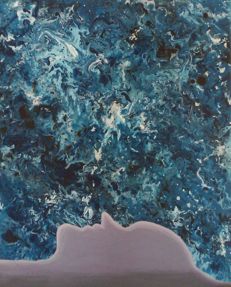 770x954 Saatchi Art The Dreamer Painting By Michael Beauchamp - Dreamer Painting