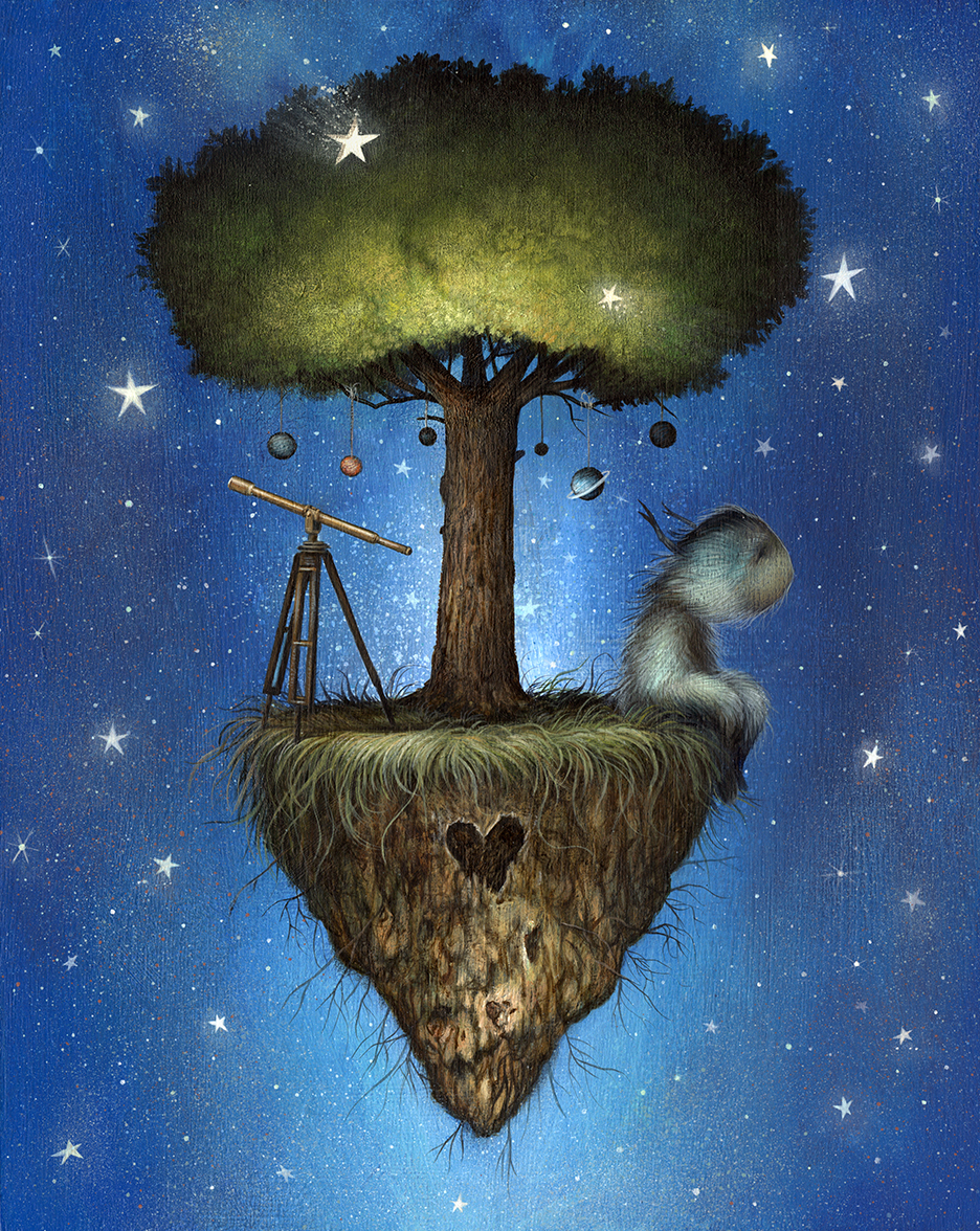 936x1176 Cosmic Dreamer (Painting) Dan May - Dreamer Painting