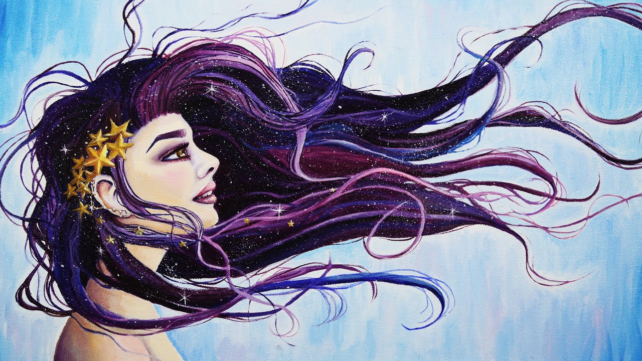 1280x720 Cosmic Dreamer - Dreamer Painting