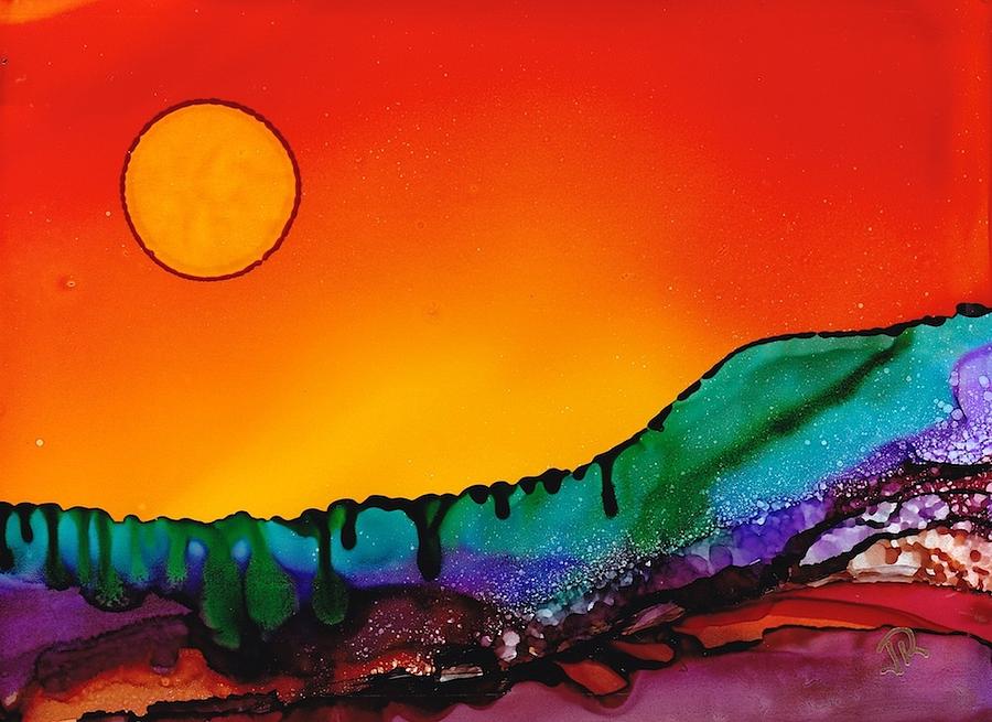 900x655 Dreamscape No. 69 Painting By June Rollins - Dreamscape Painting