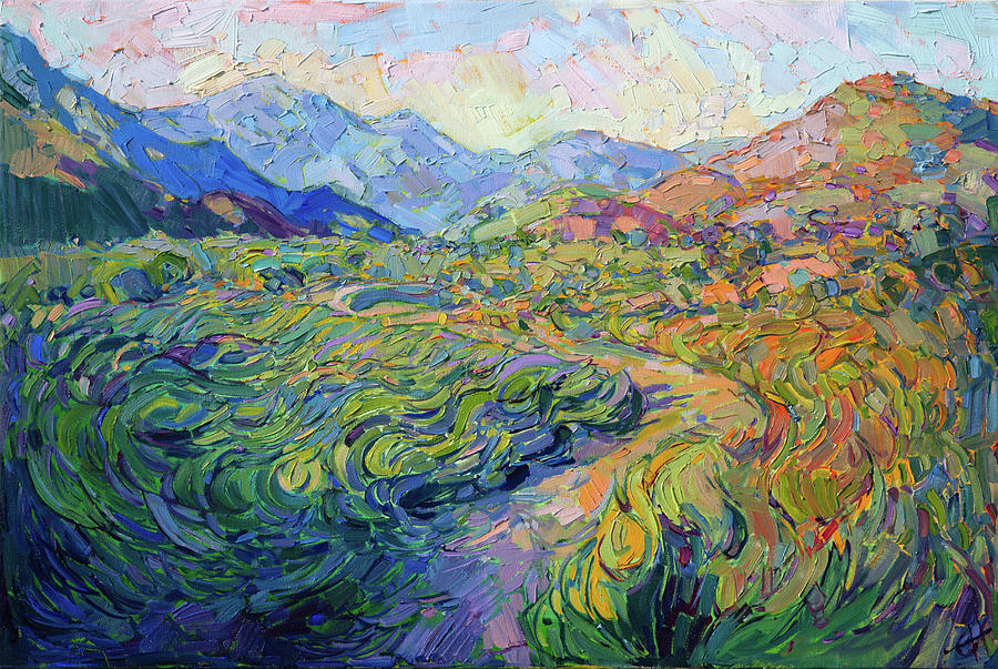 900x603 Dreamscape Painting By Erin Hanson - Dreamscape Painting