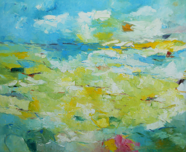 603x493 Dreamscape By Harrie Sijbers, 2017 Painting Artsper (170470) - Dreamscape Painting