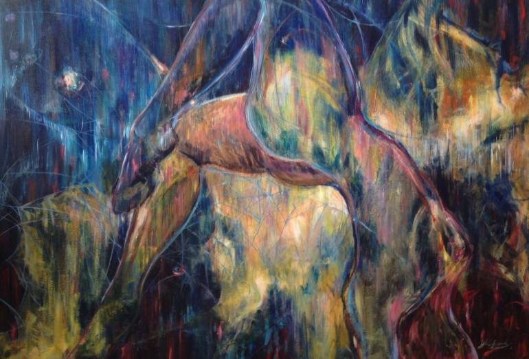 770x523 Saatchi Art Dreamscape Painting By Sylvia C Sosnovska - Dreamscape Painting