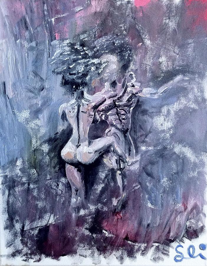 702x900 Dreamy Seduction Painting By Sean Ivy Aka Afro Art Ivy - Dreamy Painting