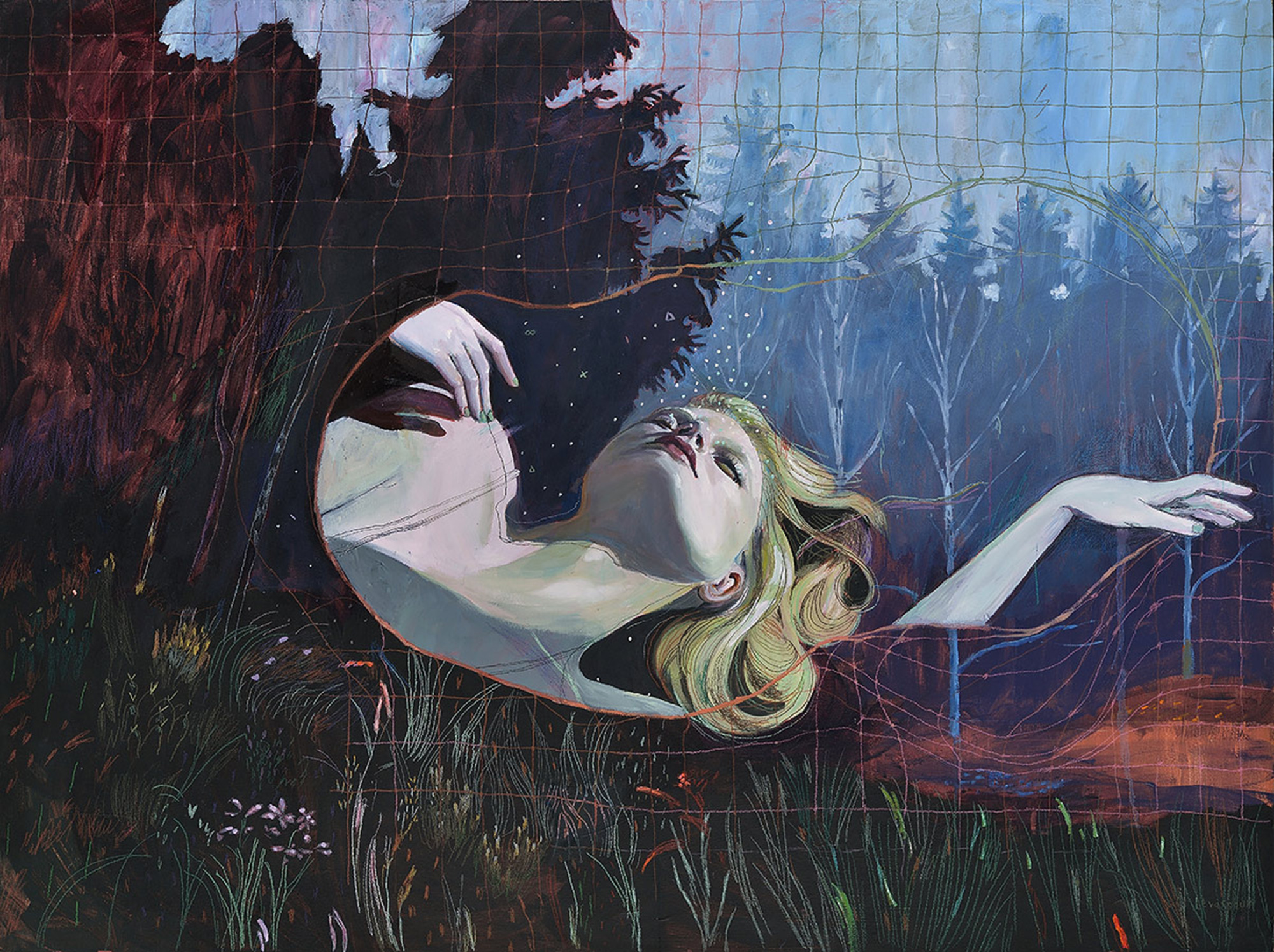 2000x1495 Sensitivity As Strength In Dreamy Paintings By Alexandra Levasseur - Dreamy Painting