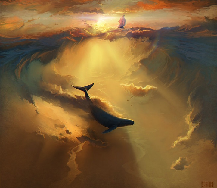 721x624 Surreal Digital Paintings Showcase An Amazing Dream World - Dreamy Painting
