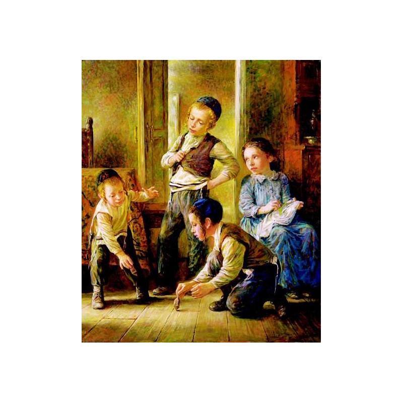 800x800 Elena Flerova - Dreidel Painting