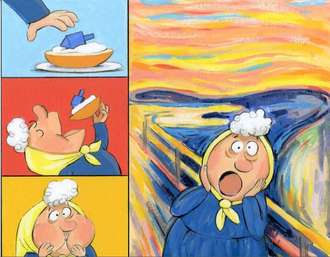 330x257 Holiday Book Countdown I Known Old Lady Who Swallowed - Dreidel Painting