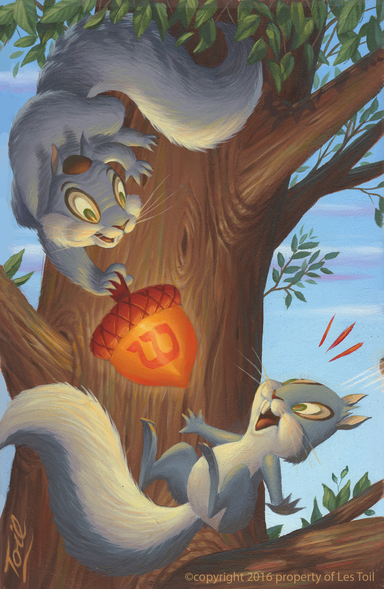 1567x2404 The Art Of Brian Clarke Aka Les Toil Hershel - Dreidel Painting