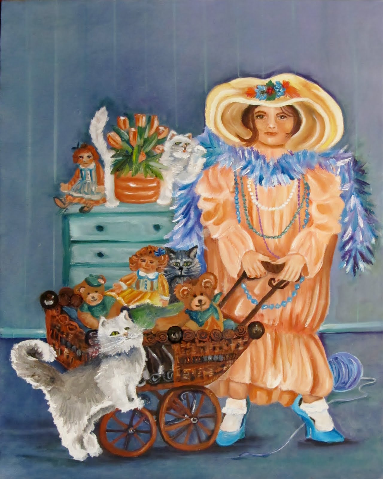 1280x1600 Anfinsen Arts Alive Completed Painting Dress - Dress Up Painting