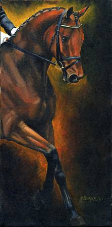 222x450 Stunning Dressage Artwork For Sale On Fine Art Prints - Dressage Painting