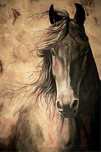 334x500 Wisdom - Dressage Painting