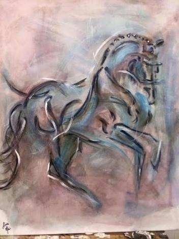 352x470 Trainer Lisa Marie Andrews Expands On The Art Form Of Dressage - Dressage Painting