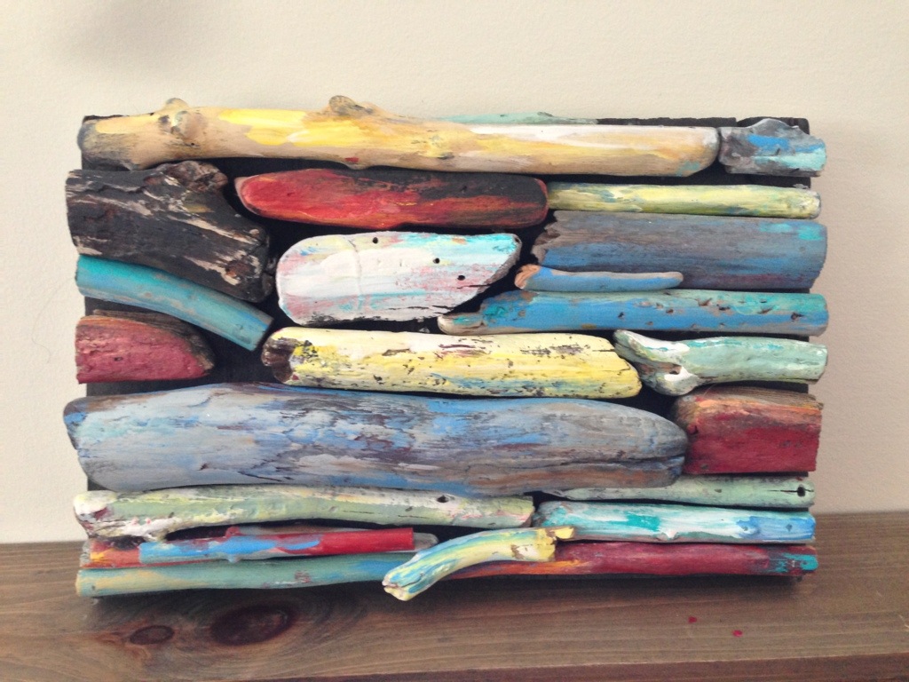 1024x768 Driftwood Mosaic Painted By Darla - Driftwood Painting