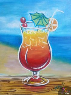 236x314 Funky Wine Glasses Painting Paintings - Drink Painting