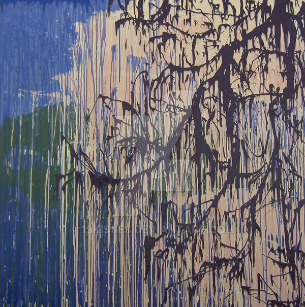600x605 Drip Painting By 19kisses - Drip Painting