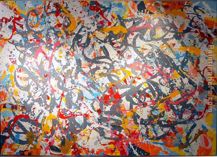 697x506 Unknown Artist Drip Abstract 2015 Painting Anysize 50% Off - Drip Painting Artist