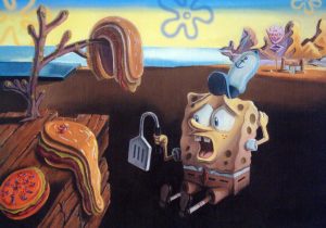 300x210 Famous Painting With Melting Clocks Famous Clock Paintings - Dripping Clock Painting