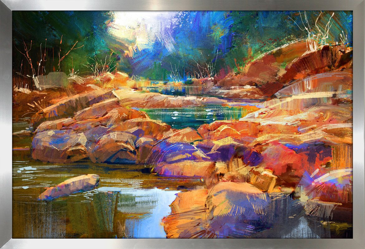 1171x800 Pictureperfectinternational Razzle Dazzle Drizzle 1 Framed - Drizzle Painting