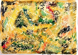 300x213 Russian Oil Painting On Paper Of Fall Drizzle Lot Art - Drizzle Painting