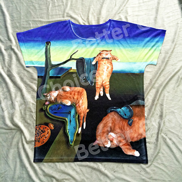 600x600 Track Ship new Fresh Vintage Retro Hot T Shirt Top Tee Famous - Droopy Clock Painting
