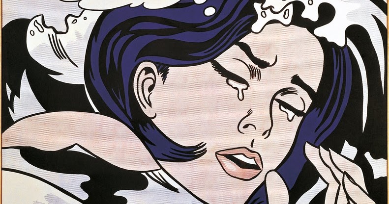 791x416 Roy Lichtenstein - Drowning Girl Painting